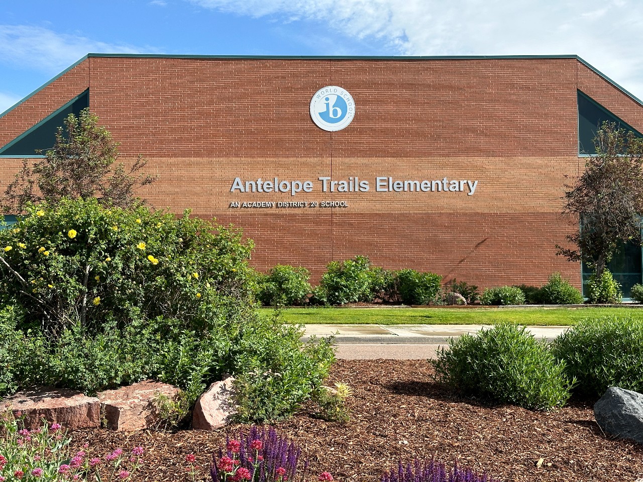 The Antelope Trails school building.